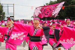 第18回にっぽんど真ん中祭り太田川駅前会場